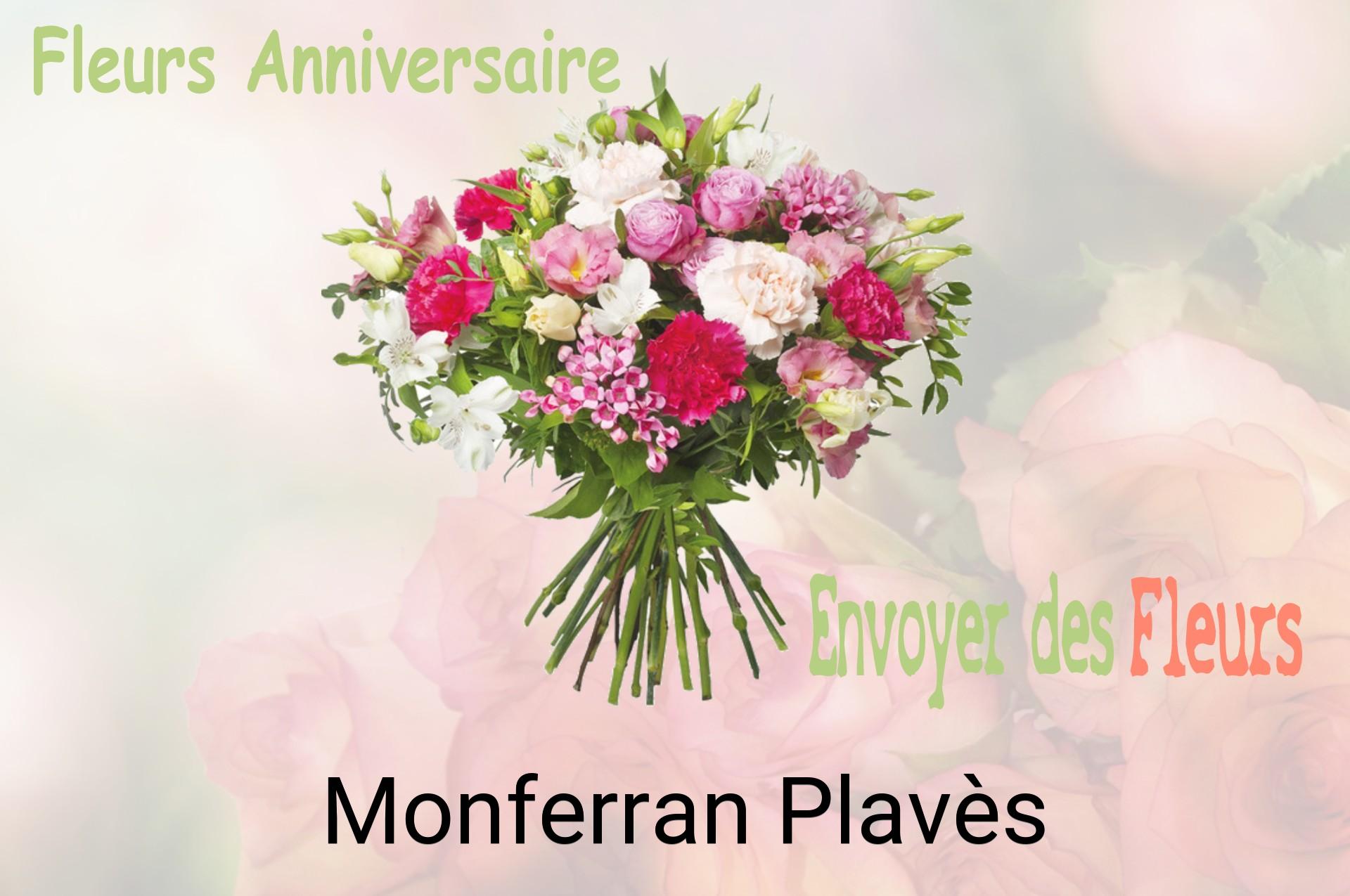 Bouquet de fleurs d’anniversaire livré à Monferran-Plavès